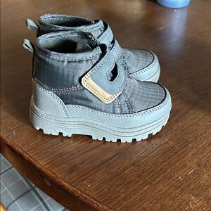 Carter's Gray and Tan Kids Boots